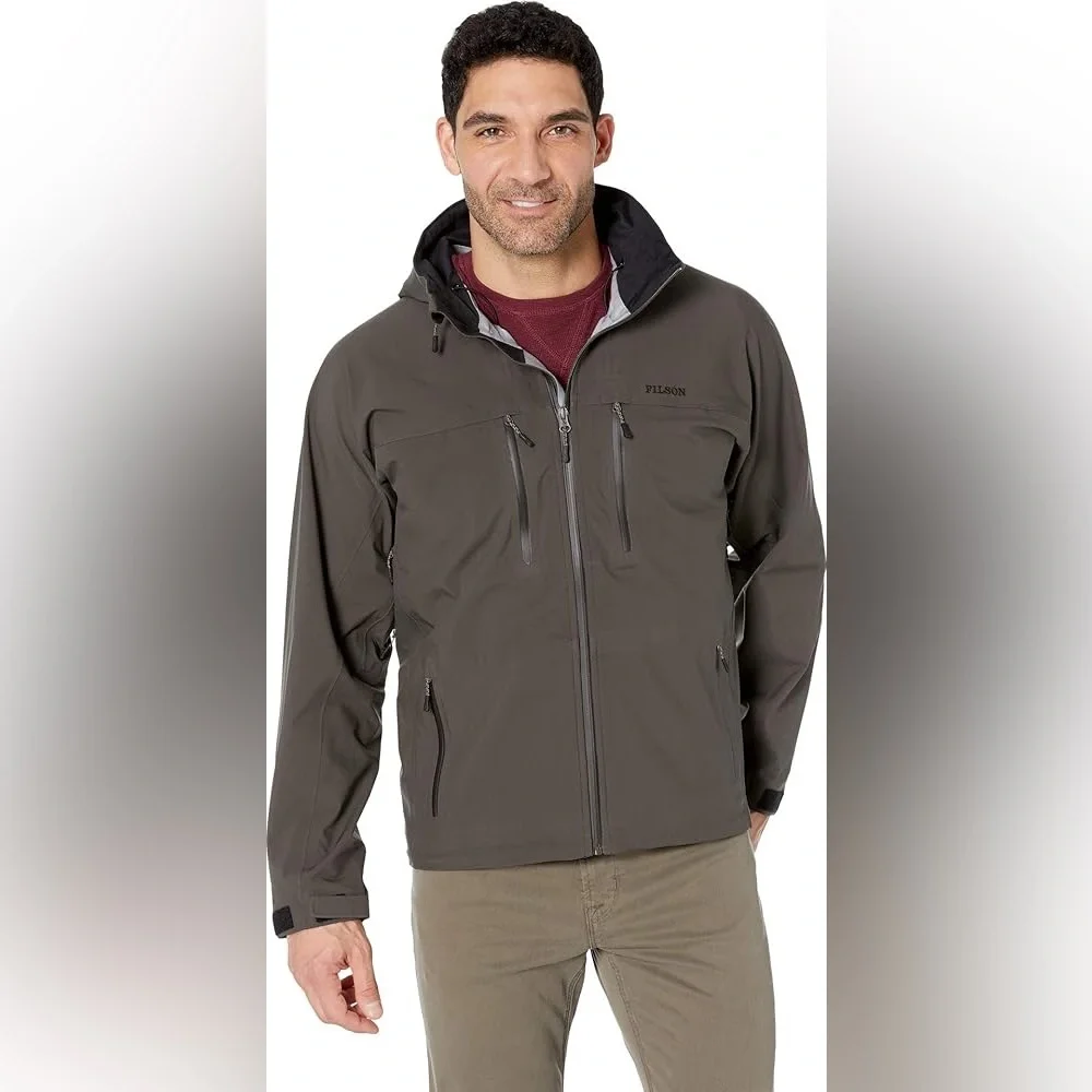 Filson Men's Neoshell Reliance Jacket in Raven Size M